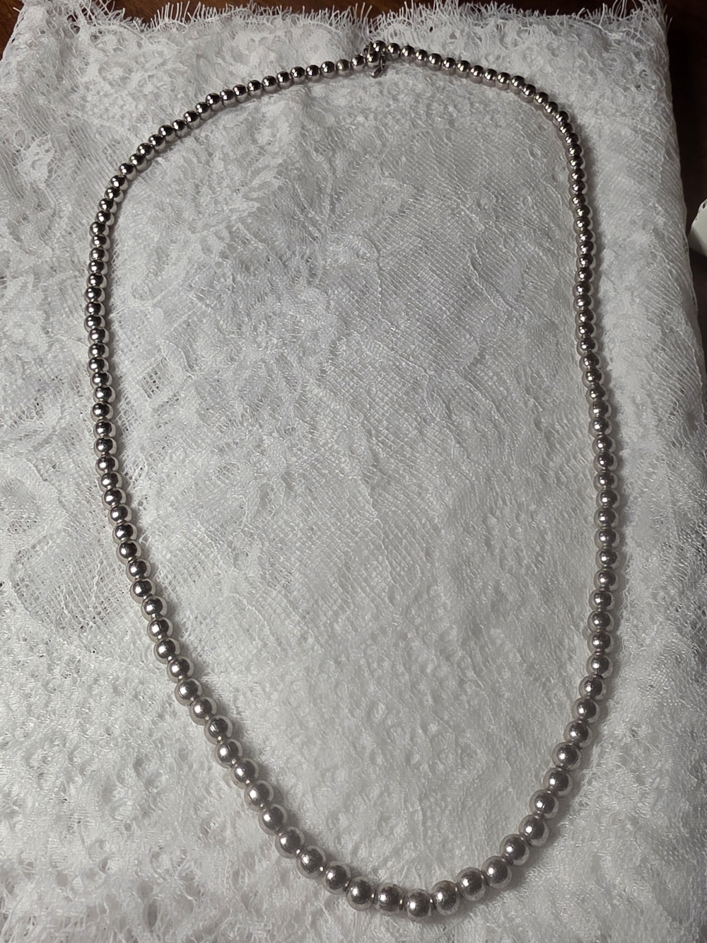 Monet Silver-Tone RARE Classic Necklace
